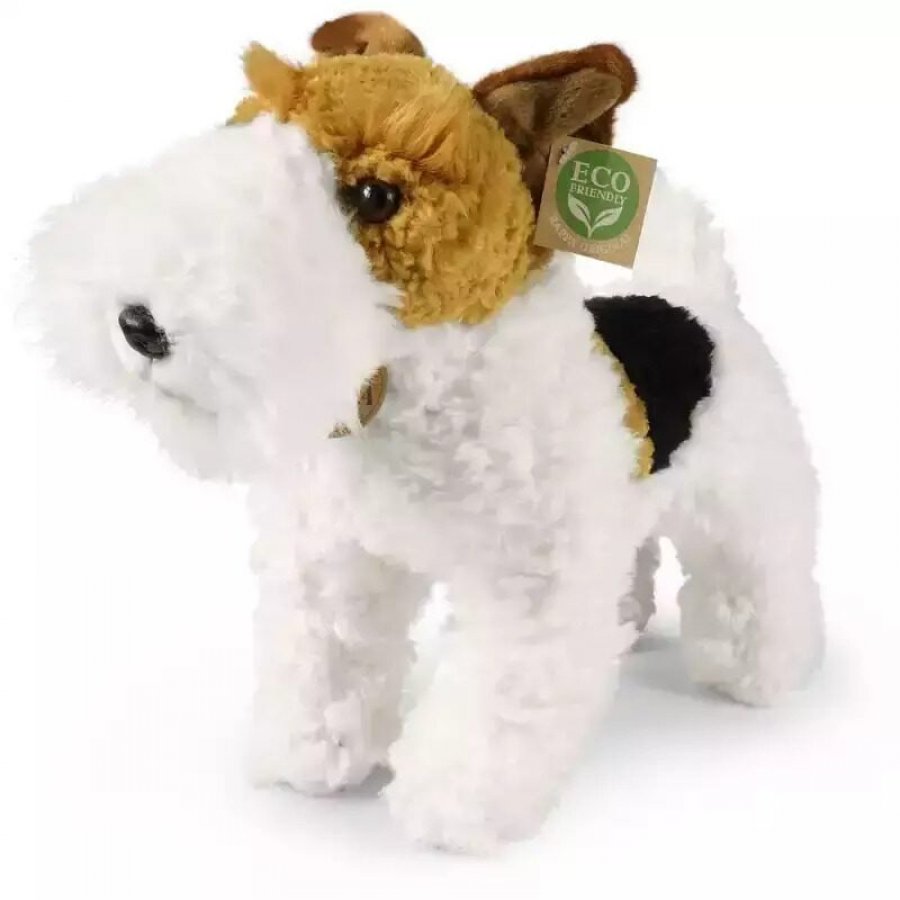 Rappa Λούτρινος Σκύλος Fox Terrier Ασπρο 30 εκ. Eco-Friendly (192256) Rappa Λούτρινος Σκύλος Fox Terrier Ασπρο 30 εκ. Eco-Friendly (192256)