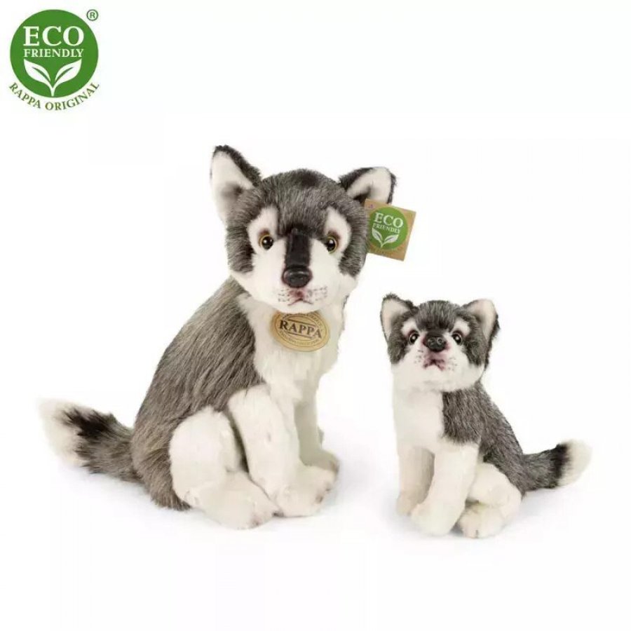 Rappa Λούτρινο Λύκος Με Μωρό 27εκ. Eco-Friendly (320109) Rappa Λούτρινο Λύκος Με Μωρό 27εκ. Eco-Friendly (320109)