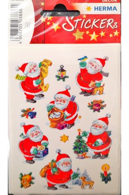 Herma Αυτοκόλλητα Decor Χριστουγέννων Santa Claus (3888) Herma Αυτοκόλλητα Decor Χριστουγέννων Santa Claus (3888)