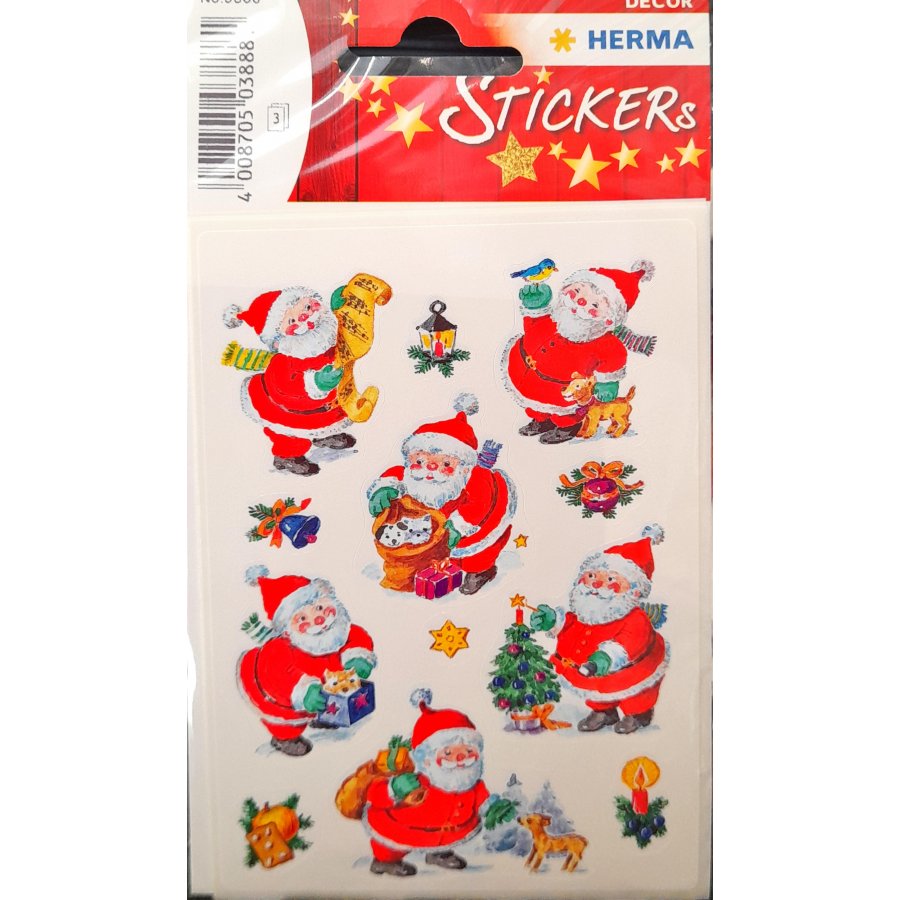 Herma Αυτοκόλλητα Decor Χριστουγέννων Santa Claus (3888) Herma Αυτοκόλλητα Decor Χριστουγέννων Santa Claus (3888)