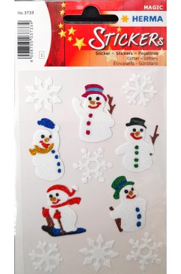 Herma Αυτοκόλλητα Magic Χριστουγέννων Snowman (3733) Herma Αυτοκόλλητα Magic Χριστουγέννων Snowman (3733)