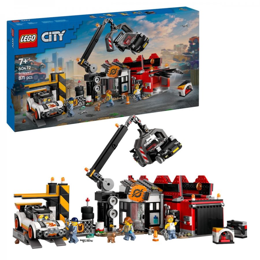 Lego City Scrapyard With Cars (60472) Lego City Scrapyard With Cars (60472)
