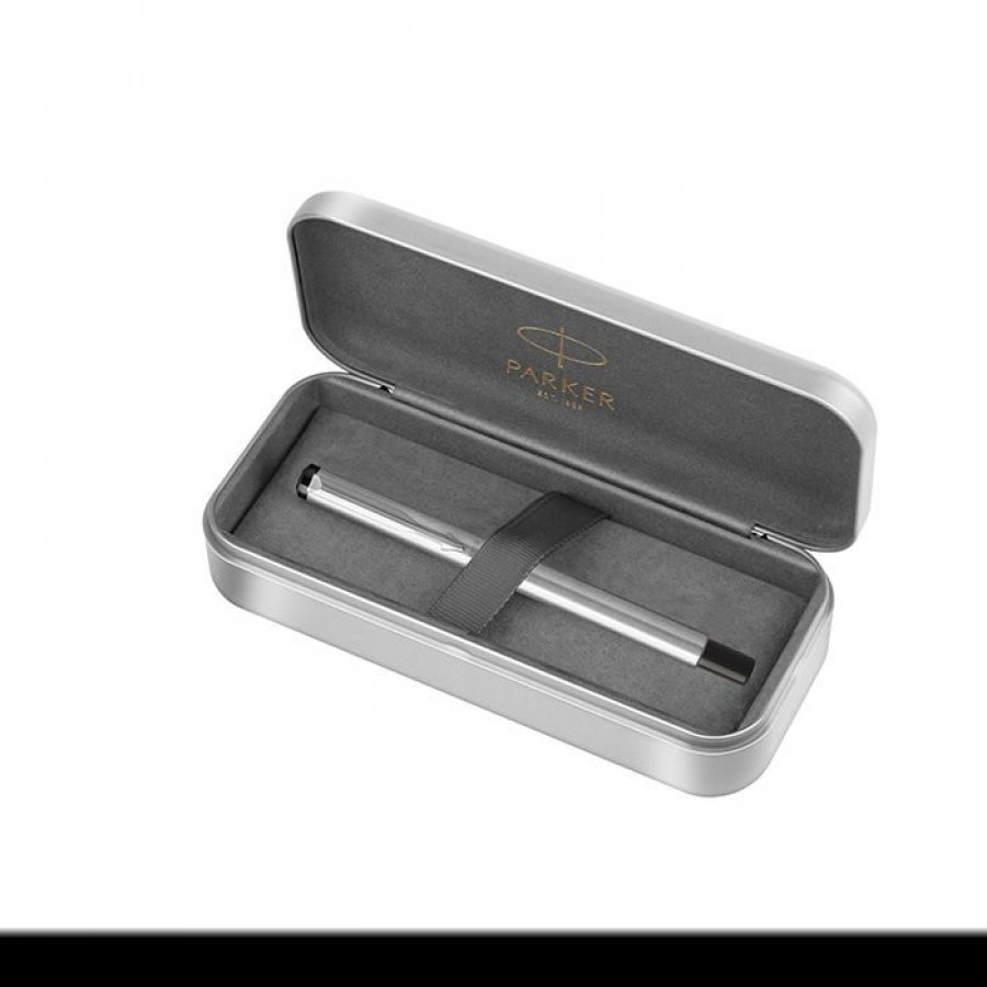 Parker Vector Στυλό Ballpen Stainless Steel CT Ασημί σε Μεταλλική Κασετίνα Parker Vector Στυλό Ballpen Stainless Steel CT Ασημί σε Μεταλλική Κασετίνα