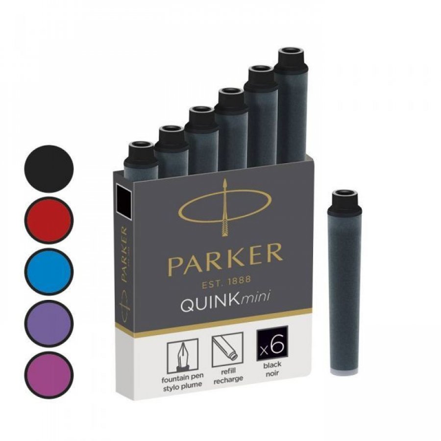 Parker Quink Mini Αμπούλα Ανταλλακτικό Μελάνι για Πένα Μαύρο Parker Quink Mini Αμπούλα Ανταλλακτικό Μελάνι για Πένα Μαύρο