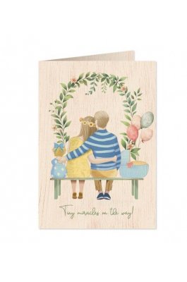 Cozywood Ξύλινη Ευχετήρια Κάρτα: Οικογενειακή Απόλαυση (ATV387) Cozywood Ξύλινη Ευχετήρια Κάρτα: Οικογενειακή Απόλαυση (ATV387)