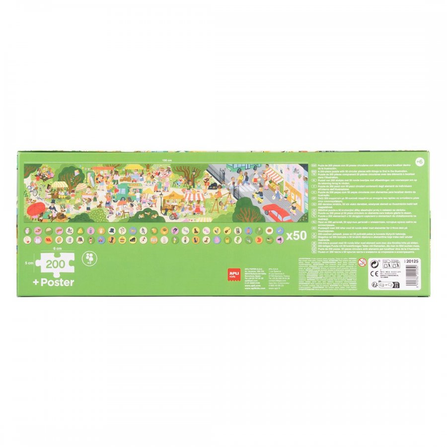 Apli Παιδικό Puzzle Find It First! Market 200 Τεμάχια (20125) Apli Παιδικό Puzzle Find It First! Market 200 Τεμάχια (20125)
