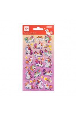 Apli Αυτοκόλλητα Puffy Unicorns (20207)