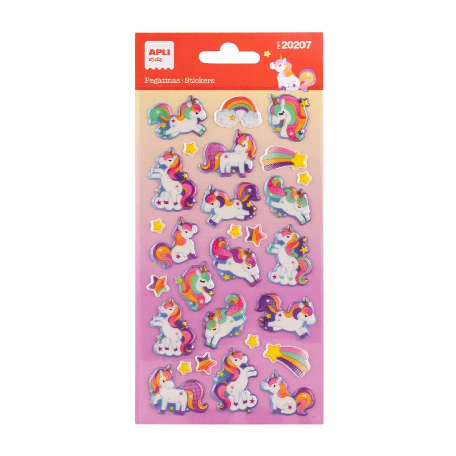 Apli Αυτοκόλλητα Puffy Unicorns (20207) Apli Αυτοκόλλητα Puffy Unicorns (20207)