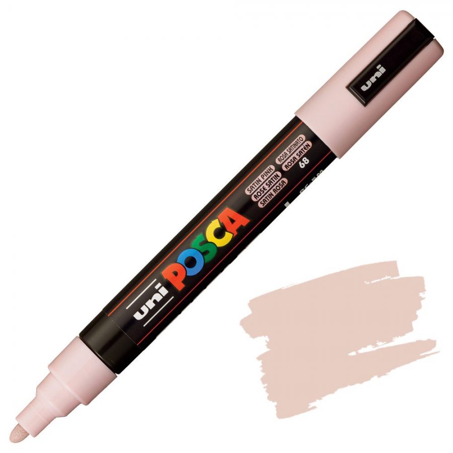 Uni-Ball Posca Ανεξίτηλος Μαρκαδόρος 1.8-2.5mm Ροζ Σατινέ (PC5M) Uni-Ball Posca Ανεξίτηλος Μαρκαδόρος 1.8-2.5mm Ροζ Σατινέ (PC5M)