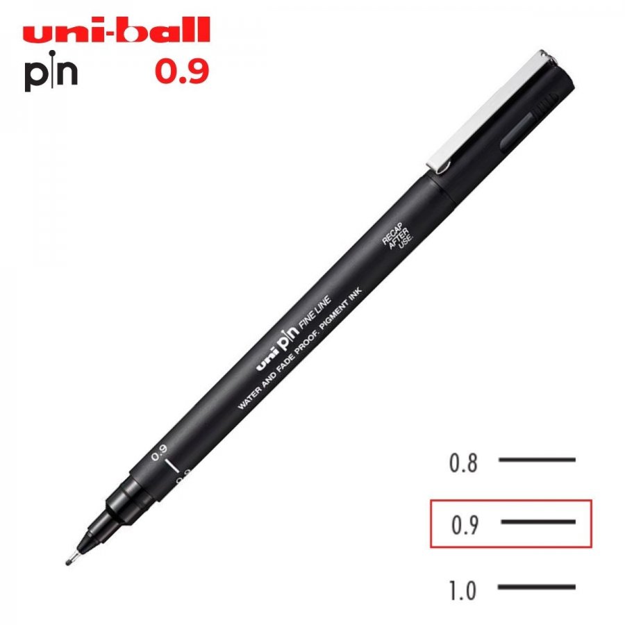 Uni-Ball Pin Line Μαρκαδόρος Σχεδίου 0.9mm Μαύρος (PIN09200) Uni-Ball Pin Line Μαρκαδόρος Σχεδίου 0.9mm Μαύρος (PIN09200)