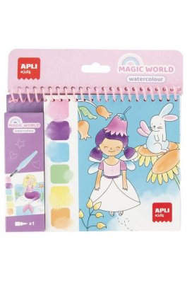 Apli Watercolor Book Magic World (20574) Apli Watercolor Book Magic World (20574)