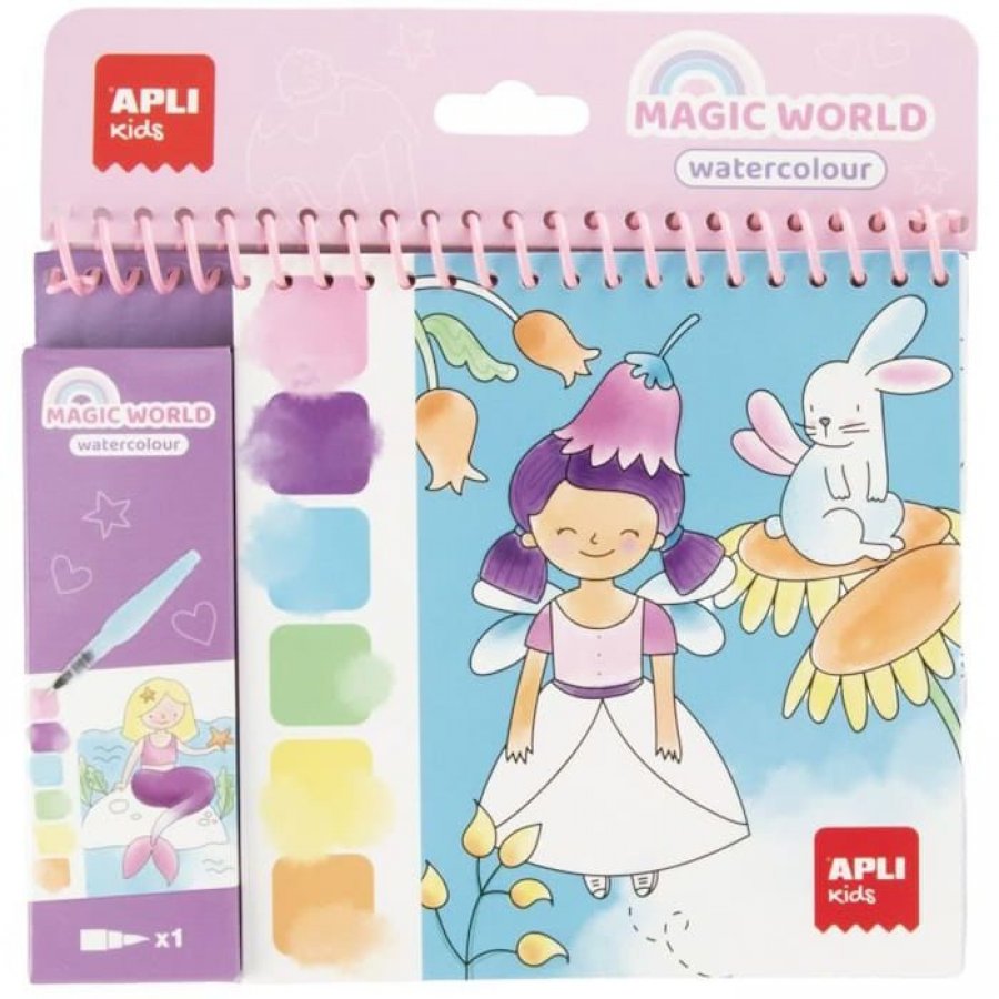 Apli Watercolor Book Magic World (20574) Apli Watercolor Book Magic World (20574)