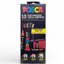 Uni-Ball Posca Metal Tube Full Set 13τεμ Uni-Ball Posca Metal Tube Full Set 13τεμ