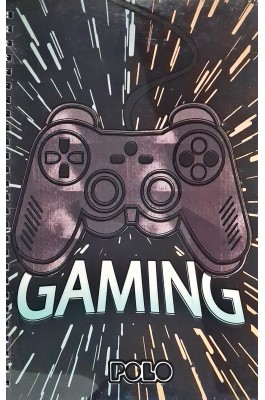 Polo Τετράδιo Σπιράλ Design Gaming 17x25 2 Θεμάτων 60 Φύλλων (9190018421)