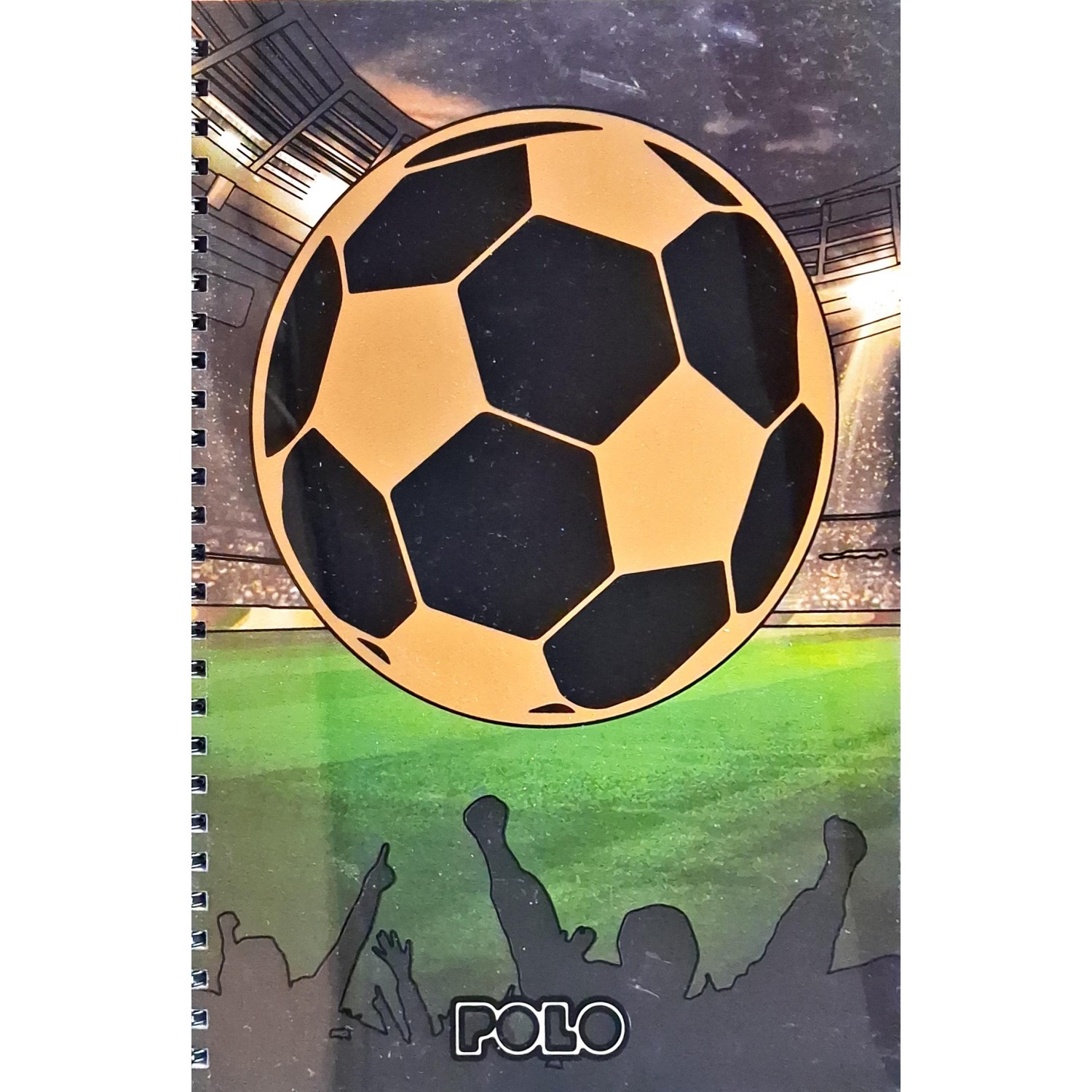 Polo Τετράδιo Σπιράλ Design Golden Ball 17x25 2 Θεμάτων 60 Φύλλων (9190018424)