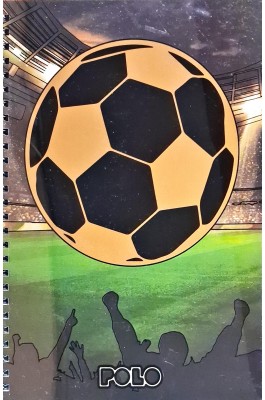 Polo Τετράδιo Σπιράλ Design Golden Ball 17x25 2 Θεμάτων 60 Φύλλων (9190018424)