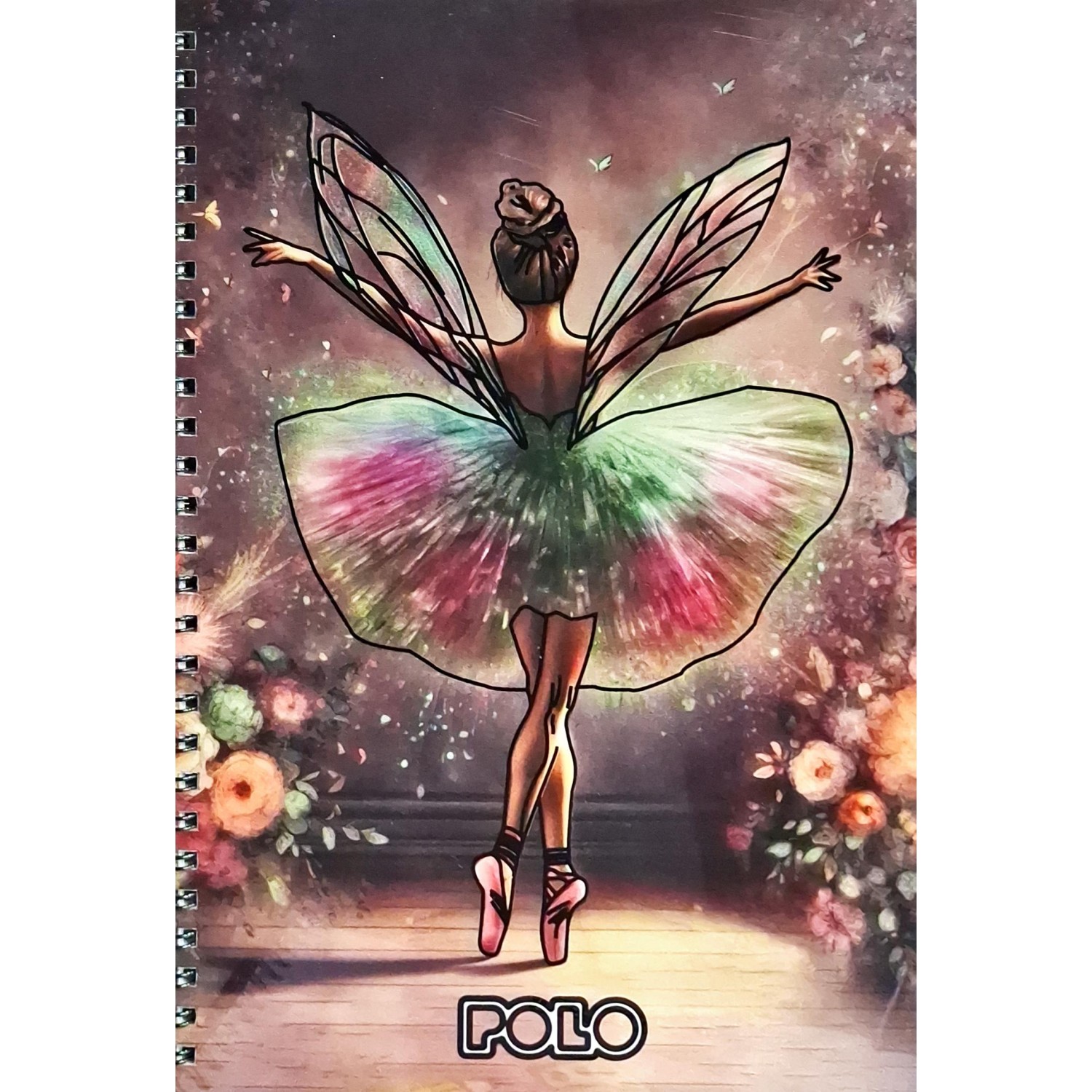 Polo Τετράδιo Σπιράλ Design Fairy 17x25 2 Θεμάτων 60 Φύλλων (9190018434)