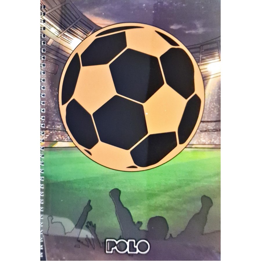Polo Τετράδιo Σπιράλ Golden Ball A4 2 Θεμάτων 60 Φύλλων (9190038424) Polo Τετράδιo Σπιράλ Golden Ball A4 2 Θεμάτων 60 Φύλλων (9190038424)