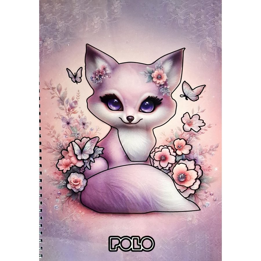 Polo Τετράδιo Σπιράλ Cute Fox A4 2 Θεμάτων 60 Φύλλων (9190038425) Polo Τετράδιo Σπιράλ Cute Fox A4 2 Θεμάτων 60 Φύλλων (9190038425)