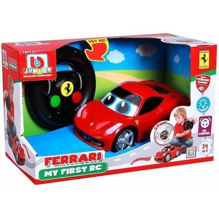Bburago Junior Ferrari My First Τηλεκατευθυνόμενο Αυτοκίνητο Κόκκινο (91002) Bburago Junior Ferrari My First Τηλεκατευθυνόμενο Αυτοκίνητο Κόκκινο (91002)