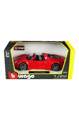 Bburago Porsche 918 Spyder Κόκκινο 1/24 (21076)