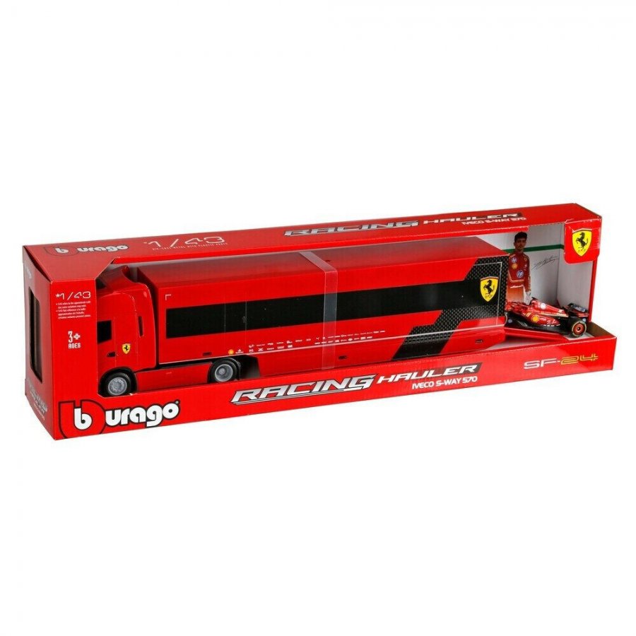 Bburago F1 Racing Hauler Ferrari Κόκκινο 1/43 (36867) Bburago F1 Racing Hauler Ferrari Κόκκινο 1/43 (36867)