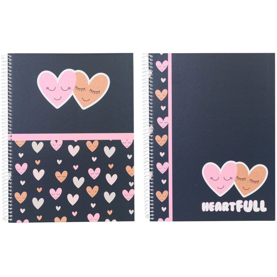 B'log Τετράδιο Σπιράλ Hearts A5 80 Φύλλα Ancor (118308) B'log Τετράδιο Σπιράλ Hearts A5 80 Φύλλα Ancor (118308)