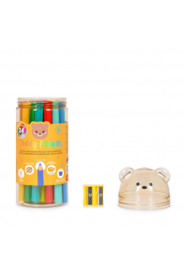 Legami Σετ Ξυλομπογιές Teddy Friends με Ξύστρα 24τμχ (TDP0001) Legami Σετ Ξυλομπογιές Teddy Friends με Ξύστρα 24τμχ (TDP0001)