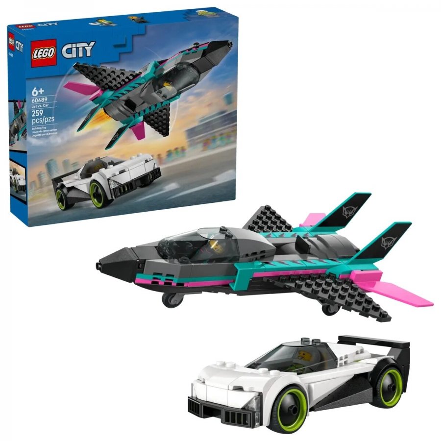 Lego City Jet vs. Car (60489) Lego City Jet vs. Car (60489)