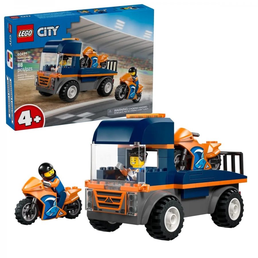 Lego City Motorcycle Transporter (60491) Lego City Motorcycle Transporter (60491)