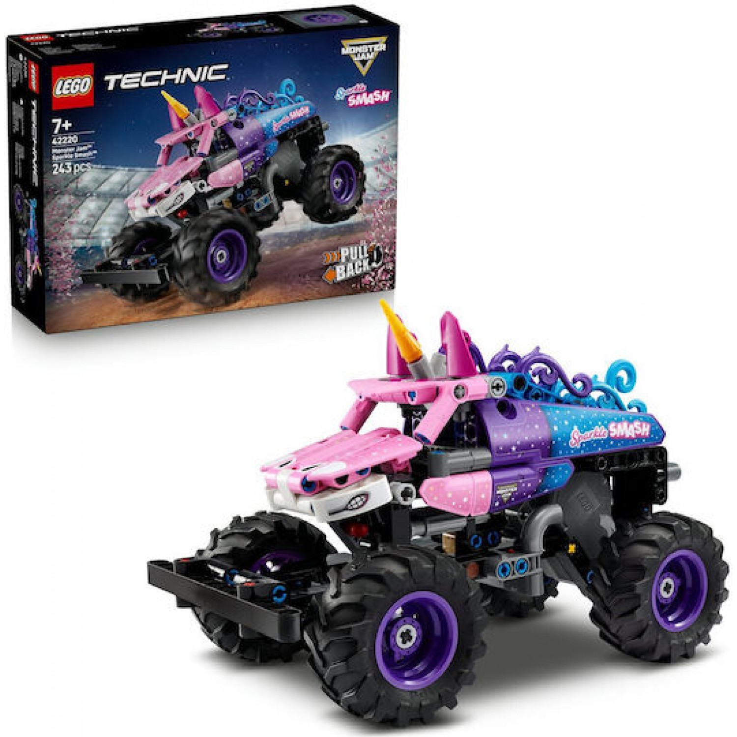 Lego Technic Monster Jam™ Sparkle Smash™ Pull-Back (42220)