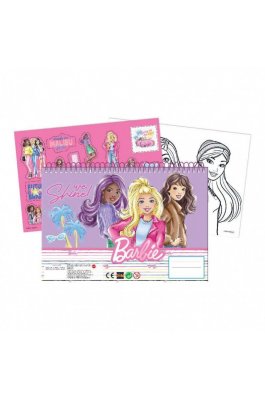 Gim Barbie Μπλοκ Ζωγραφικής 40 Φύλλα 23 x 33 cm Gim Barbie Μπλοκ Ζωγραφικής 40 Φύλλα 23 x 33 cm