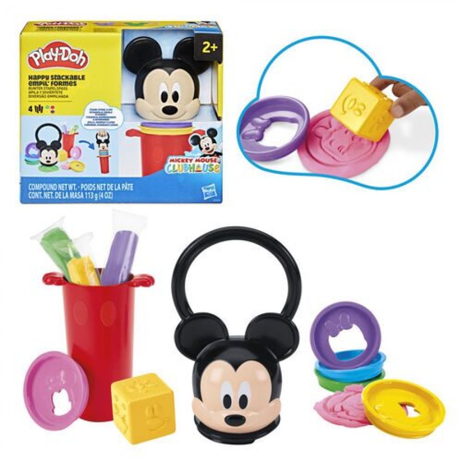 Hasbro Play-Doh Πλαστελίνη - Παιχνίδι Disney Junior Happy Stackable (G2322) Hasbro Play-Doh Πλαστελίνη - Παιχνίδι Disney Junior Happy Stackable (G2322)