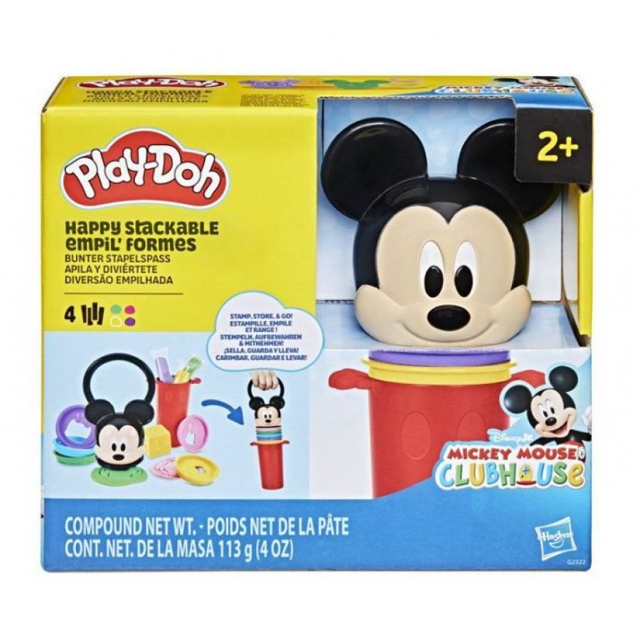 Hasbro Play-Doh Πλαστελίνη - Παιχνίδι Disney Junior Happy Stackable (G2322) Hasbro Play-Doh Πλαστελίνη - Παιχνίδι Disney Junior Happy Stackable (G2322)