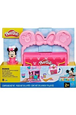 Hasbro Play-Doh Πλαστελίνη - Παιχνίδι Disney Junior On The Go Bakery (G3108)