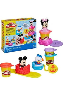 Hasbro Play-Doh Πλαστελίνη - Παιχνίδι Disney Junior Stamp and Go Megapack (G3110)