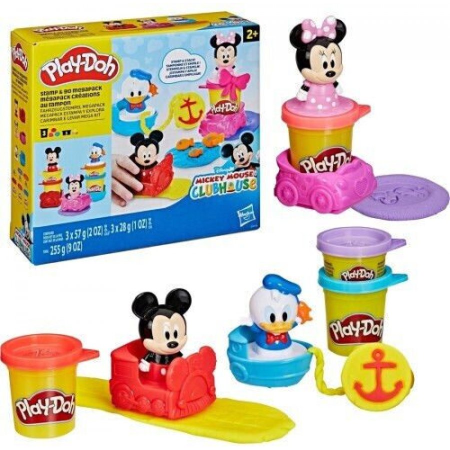 Hasbro Play-Doh Πλαστελίνη - Παιχνίδι Disney Junior Stamp and Go Megapack (G3110) Hasbro Play-Doh Πλαστελίνη - Παιχνίδι Disney Junior Stamp and Go Megapack (G3110)