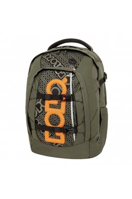 Polo Σακίδιο Cryptic Σχολική Τσάντα Πλάτης 23lt. σε Χακί (9010016501)