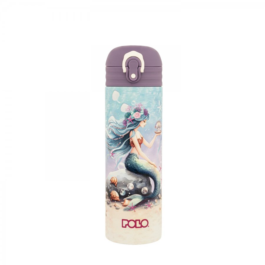 Polo Θερμός Stainless Steel Junior II Mermaid με Καλαμάκι 0,50lt (9490338426) Polo Θερμός Stainless Steel Junior II Mermaid με Καλαμάκι 0,50lt (9490338426)