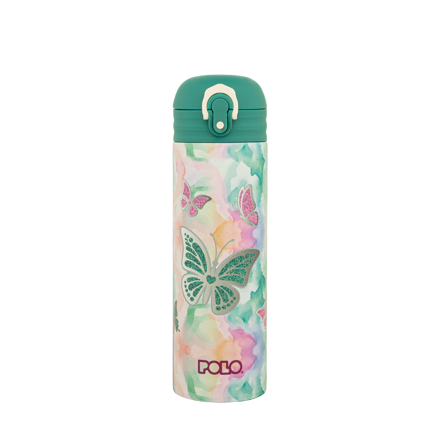 Polo Θερμός Stainless Steel Junior II Butterflies με Καλαμάκι 0,50lt (9490338419) Polo Θερμός Stainless Steel Junior II Butterflies με Καλαμάκι 0,50lt (9490338419)