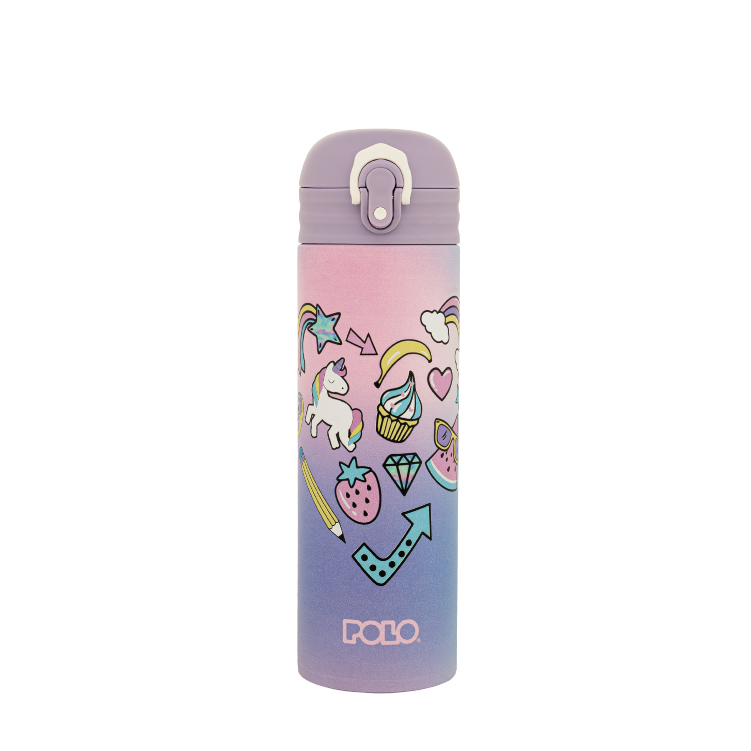 Polo Θερμός Stainless Steel Junior II Unicorn με Καλαμάκι 0,50lt (9490338420) Polo Θερμός Stainless Steel Junior II Unicorn με Καλαμάκι 0,50lt (9490338420)