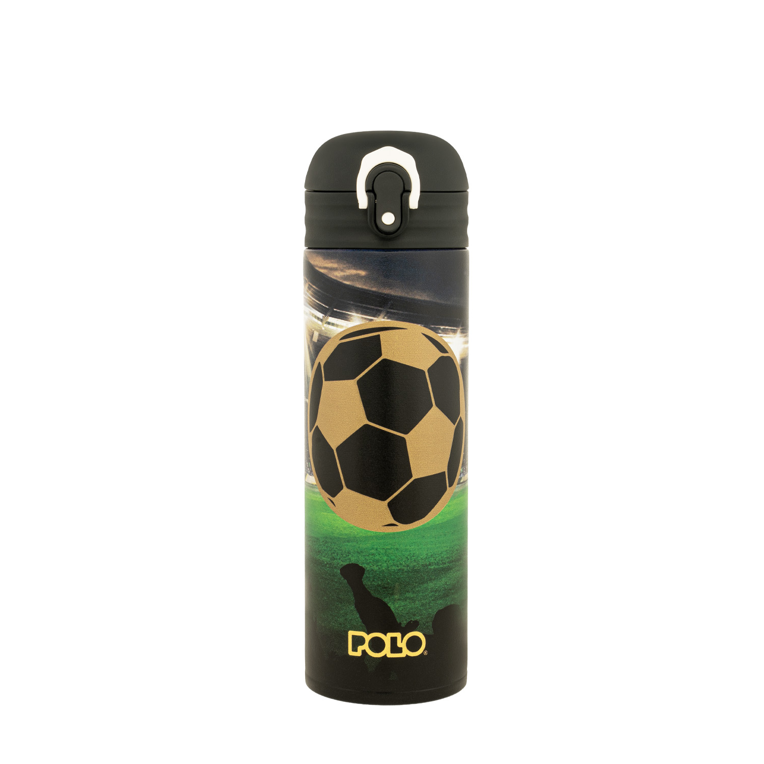 Polo Θερμός Stainless Steel Junior II Ball με Καλαμάκι 0,50lt (9490338424)