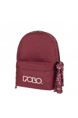 Polo Σακίδιο Original Double Scarf Σχολική Τσάντα Πλάτης 27lt. σε Μπορντώ (9012353324) Polo Σακίδιο Original Double Scarf Σχολική Τσάντα Πλάτης 27lt. σε Μπορντώ (9012353324)