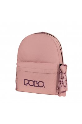 Polo Σακίδιο Original Double Scarf Σχολική Τσάντα Πλάτης 27lt. σε Σκούρο Ροζ (9012353947) Polo Σακίδιο Original Double Scarf Σχολική Τσάντα Πλάτης 27lt. σε Σκούρο Ροζ (9012353947)