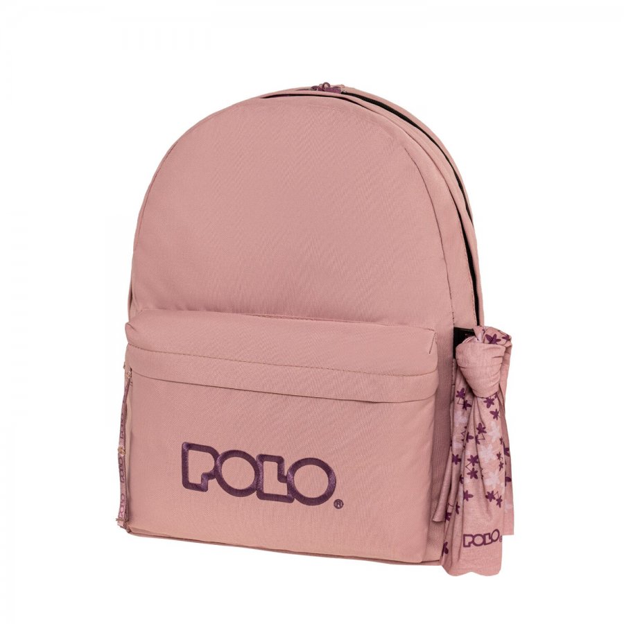 Polo Σακίδιο Original Double Scarf Σχολική Τσάντα Πλάτης 27lt. σε Σκούρο Ροζ (9012353947) Polo Σακίδιο Original Double Scarf Σχολική Τσάντα Πλάτης 27lt. σε Σκούρο Ροζ (9012353947)