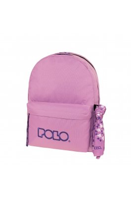 Polo Σακίδιο Original Double Scarf Σχολική Τσάντα Πλάτης 27lt. σε Λιλά (9012354649) Polo Σακίδιο Original Double Scarf Σχολική Τσάντα Πλάτης 27lt. σε Λιλά (9012354649)