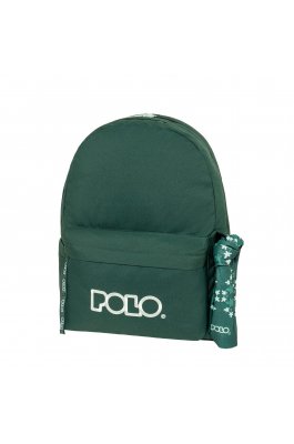 Polo Σακίδιο Original Double Scarf Σχολική Τσάντα Πλάτης 27lt. σε Πράσινο (9012356357) Polo Σακίδιο Original Double Scarf Σχολική Τσάντα Πλάτης 27lt. σε Πράσινο (9012356357)