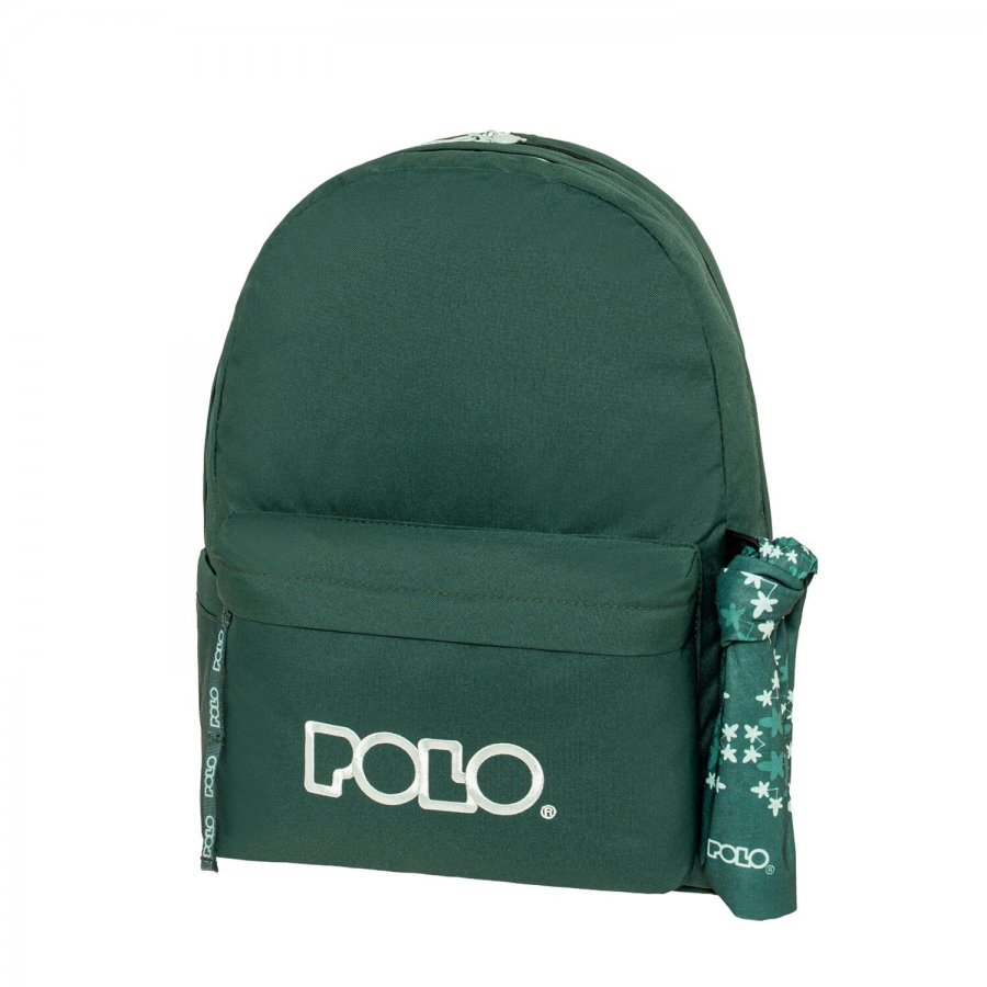 Polo Σακίδιο Original Double Scarf Σχολική Τσάντα Πλάτης 27lt. σε Πράσινο (9012356357) Polo Σακίδιο Original Double Scarf Σχολική Τσάντα Πλάτης 27lt. σε Πράσινο (9012356357)