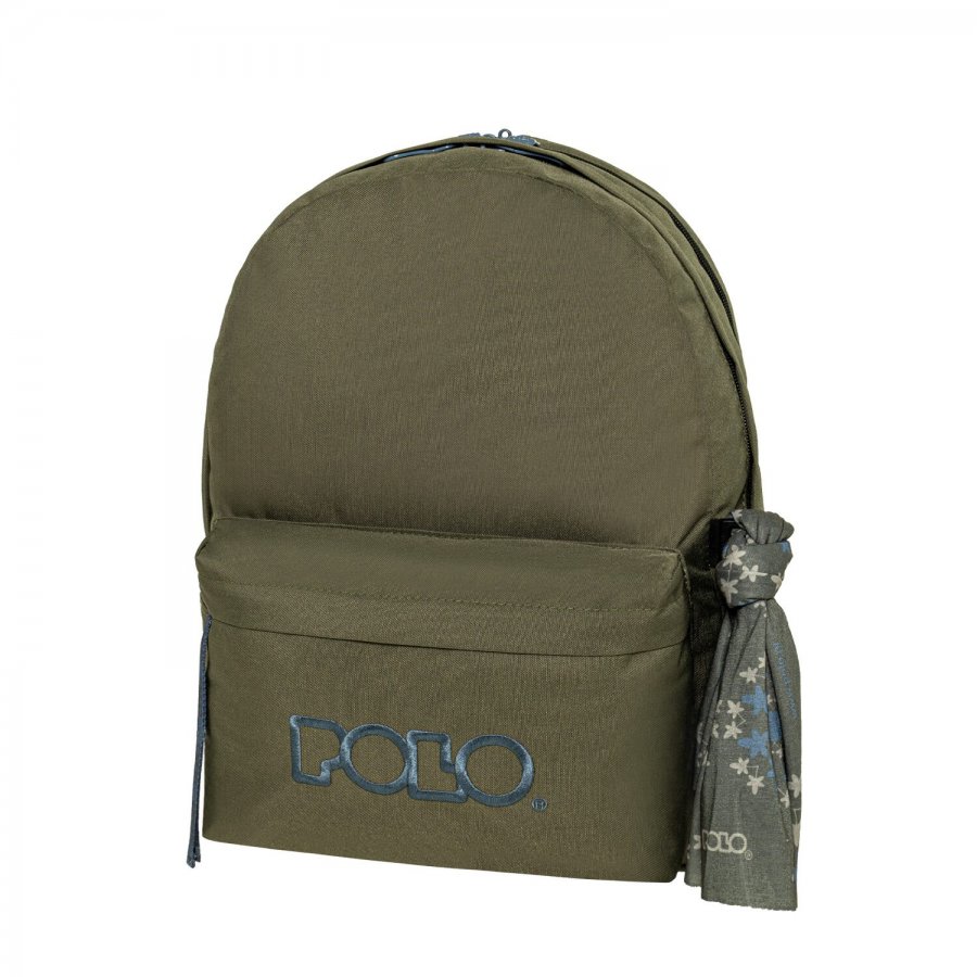 Polo Σακίδιο Original Double Scarf Σχολική Τσάντα Πλάτης 27lt. σε Χακί (9012356558) Polo Σακίδιο Original Double Scarf Σχολική Τσάντα Πλάτης 27lt. σε Χακί (9012356558)