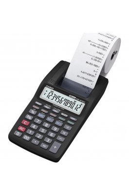 Casio Αριθμομηχανή Χαρτοταινίας HR-8TEC-w 12 Ψηφίων σε Μαύρο Χρώμα Casio Αριθμομηχανή Χαρτοταινίας HR-8TEC-w 12 Ψηφίων σε Μαύρο Χρώμα